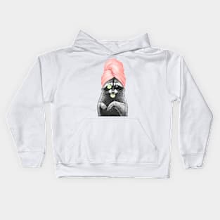 Wellness raccoon Kids Hoodie